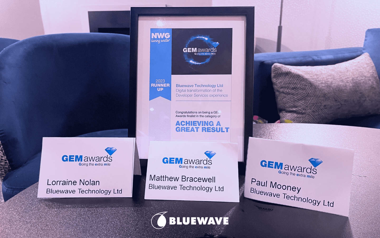 Bluewave Acknowledged for “Achieving a Great Result” at the GEM Awards 2023